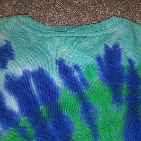 NWT Sz S Tommy Hilfiger Tie-Dye French Terry Dress - Picture 3 of 14